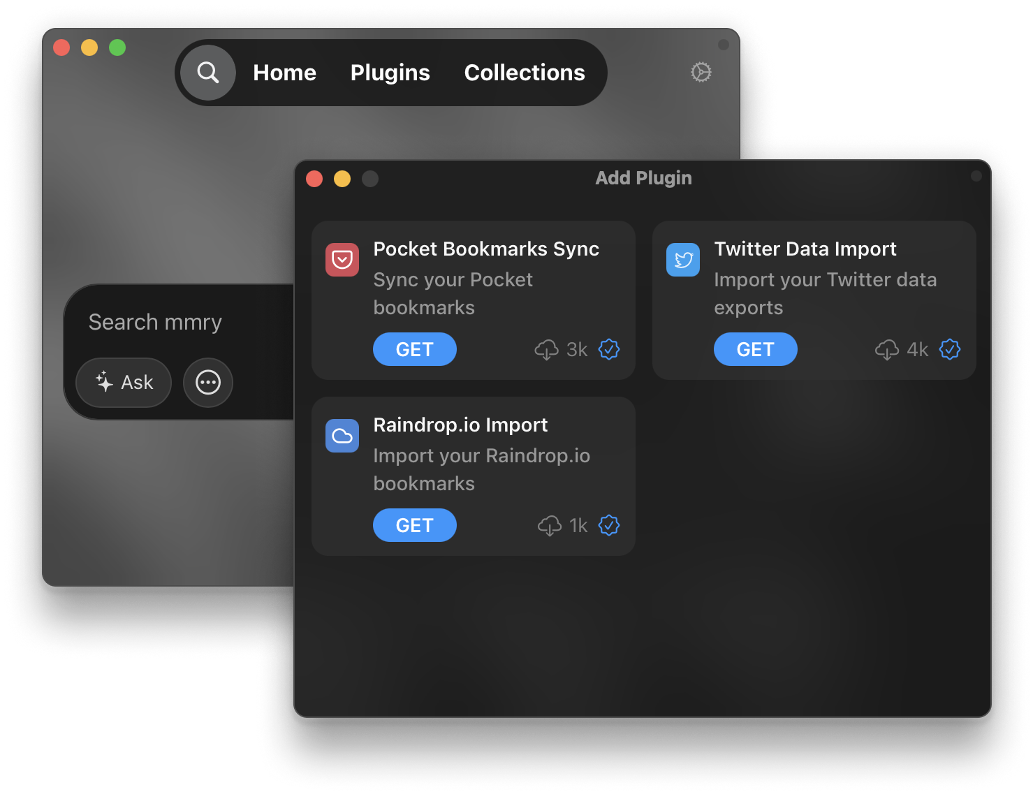 A browser showing a search engine with search results